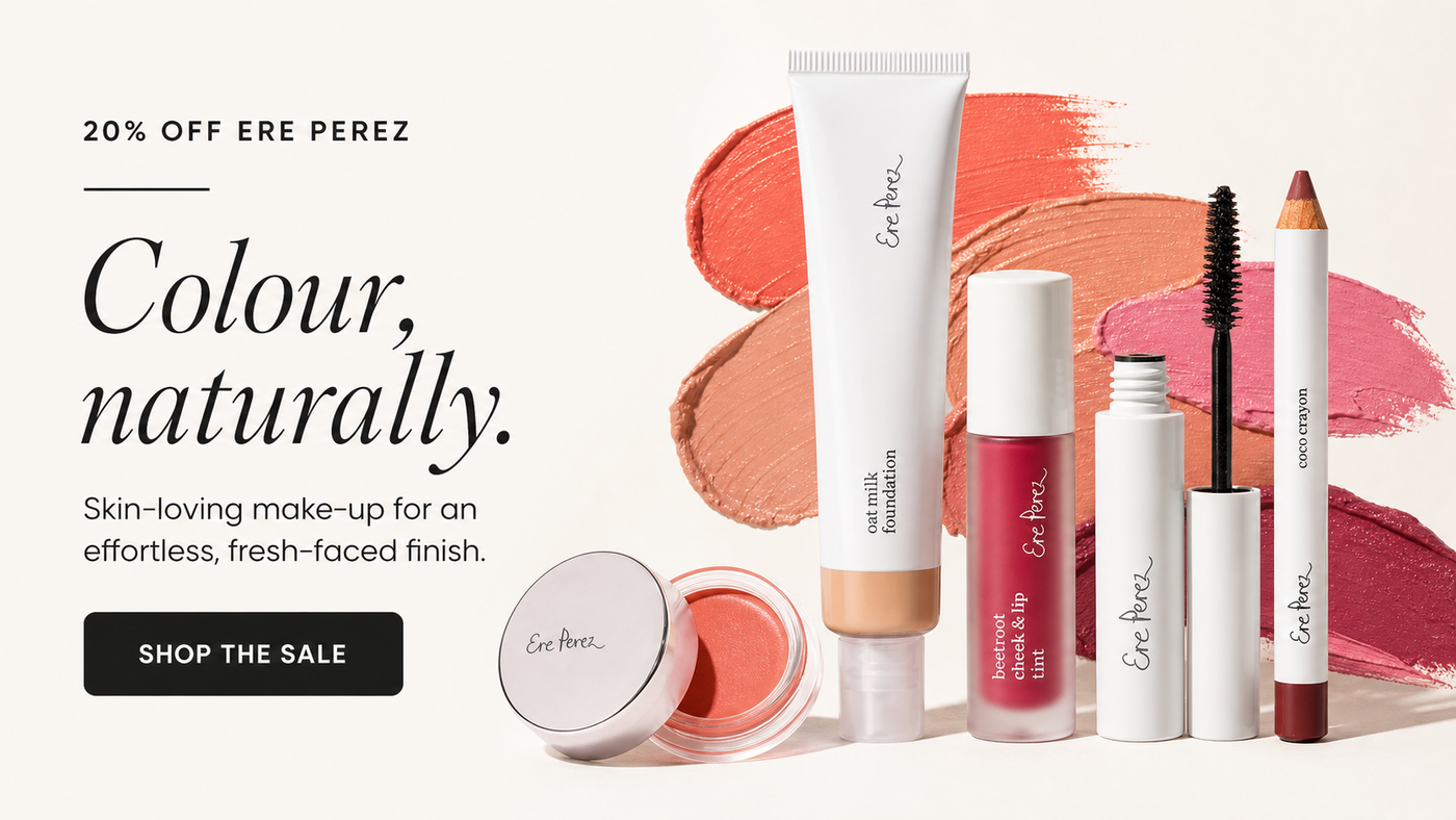 20% off Ere Perez Makeup & Skincare