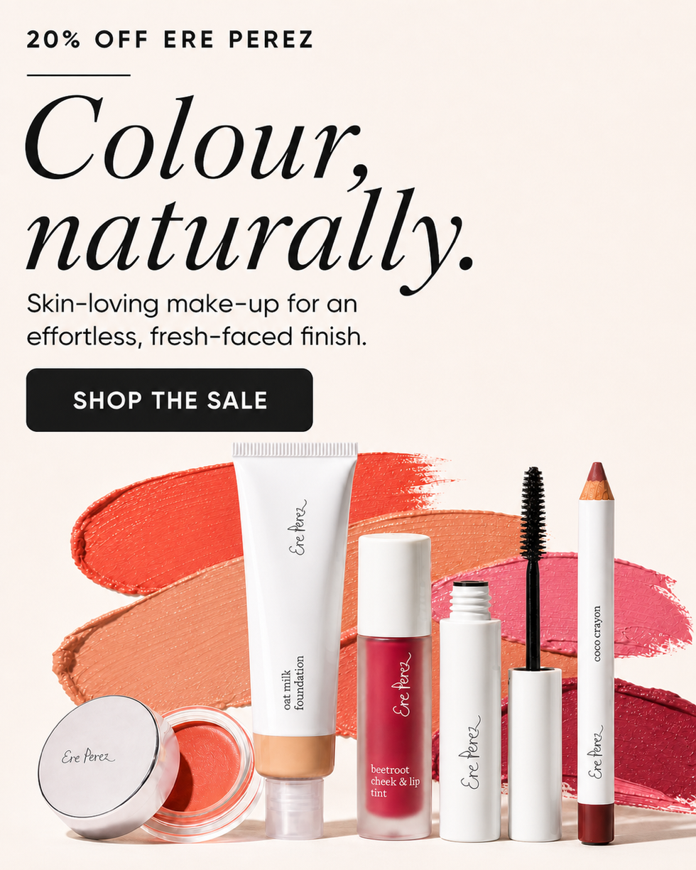 20% off Ere Perez Makeup & Skincare