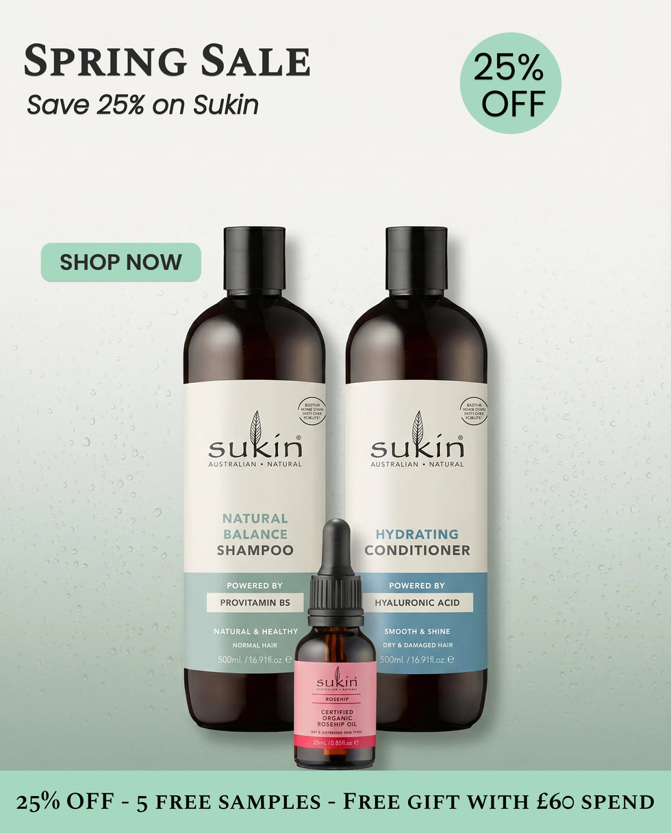 Save 25% on Sukin