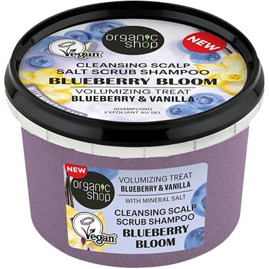 Blueberry Bloom | Cleansing Scalp Salt Scrub Shampoo - mypure.co.uk