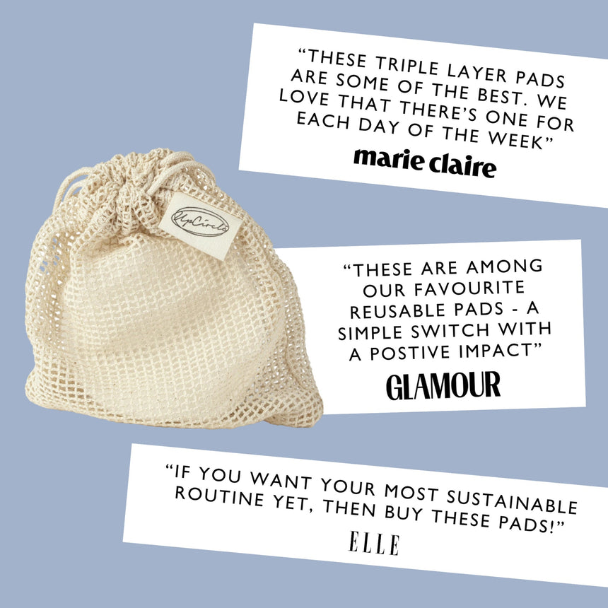 Cotton & Bamboo Make Up Pads - mypure.co.uk
