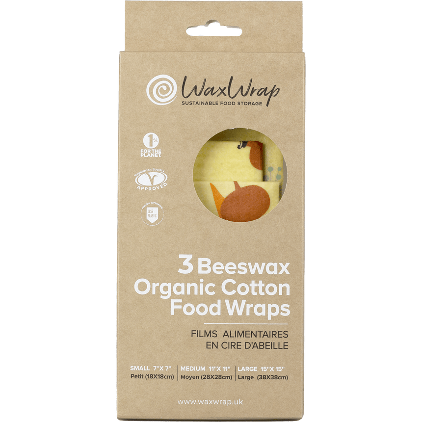 Cotton Beeswax Food Wraps - mypure.co.uk
