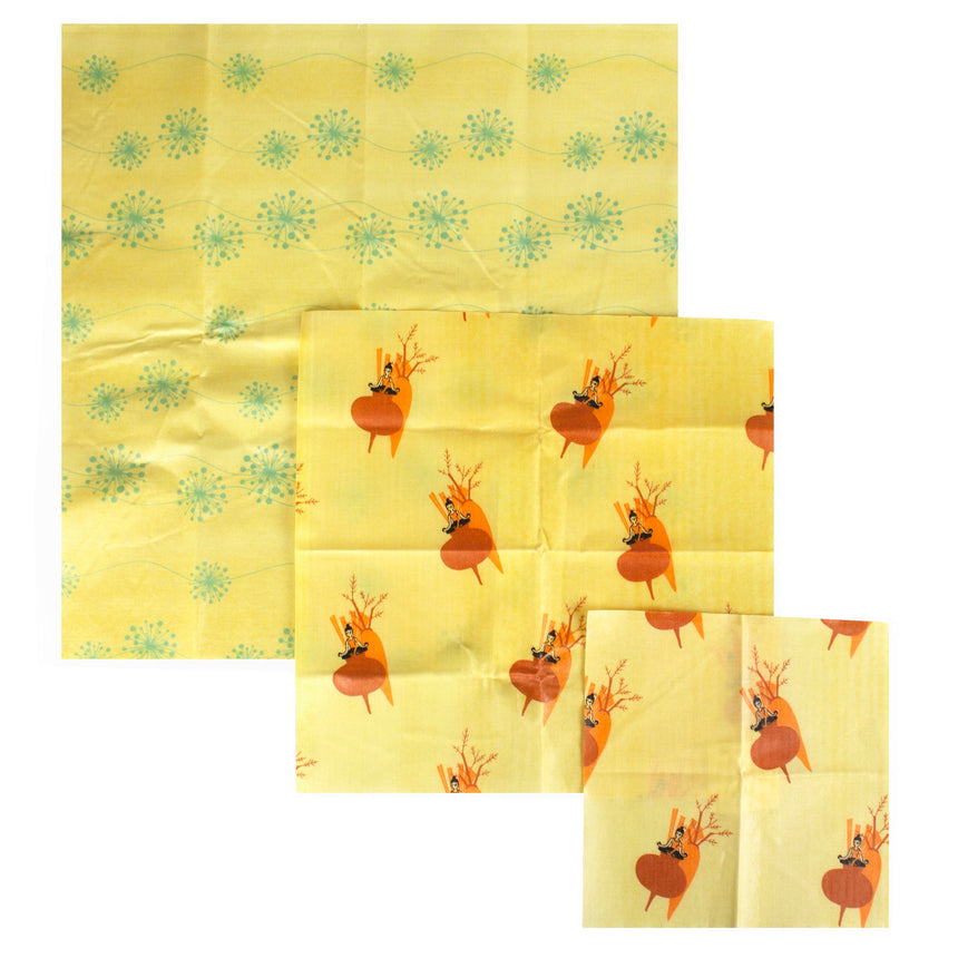 Cotton Beeswax Food Wraps - mypure.co.uk