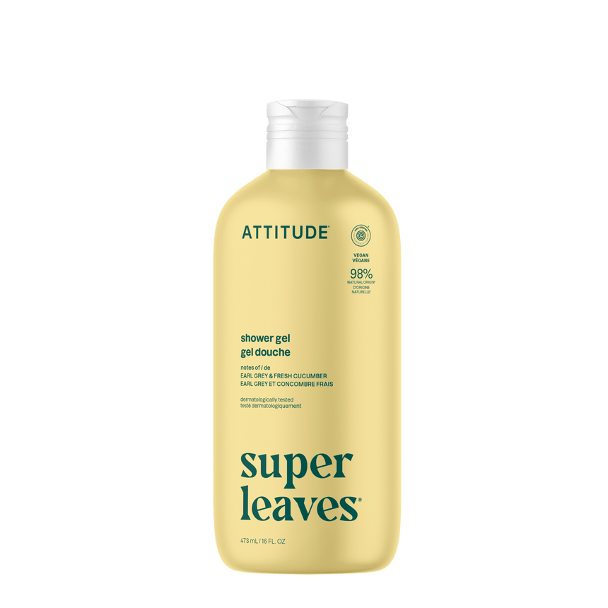 Earl Grey & Fresh Cucumber shower gel - mypure.co.uk