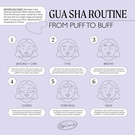 Gua Sha Facial Massage Stone - mypure.co.uk