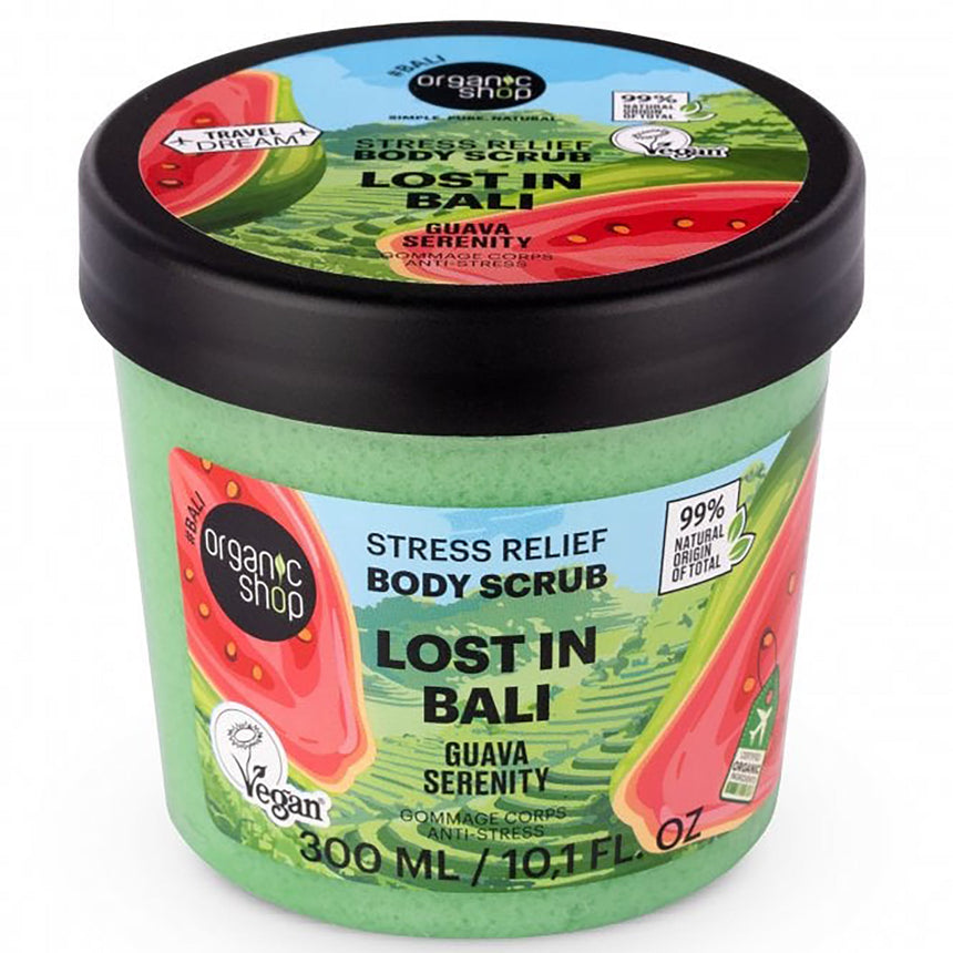 Lost in Bali Stress Relief Body Scrub | Guava Serenity - mypure.co.uk