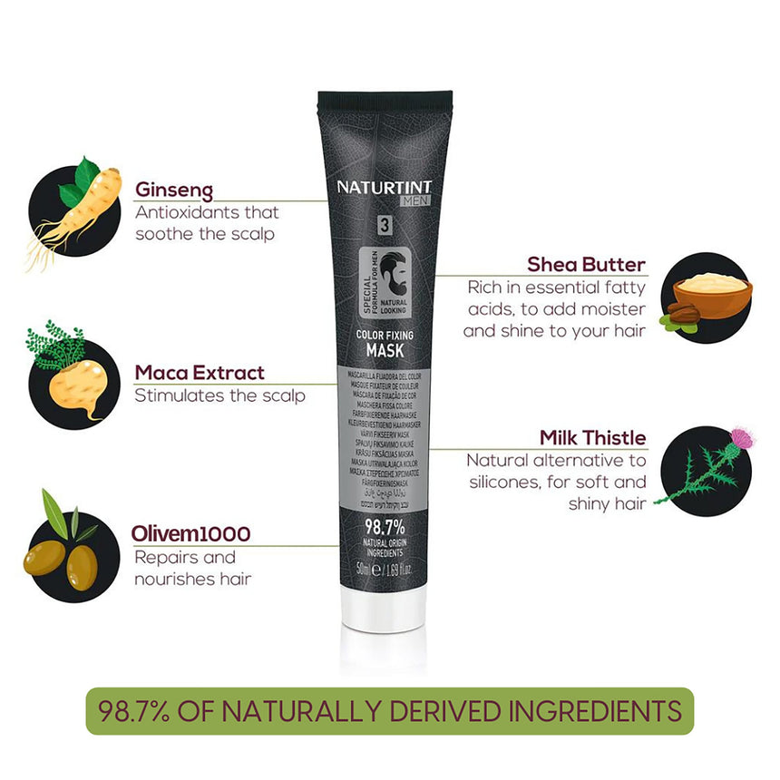 Men Permanent Hair Colour Gel - mypure.co.uk