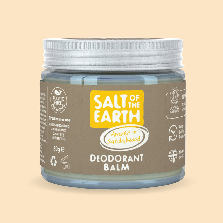 Natural Deodorant Balm | Amber & Sandalwood - mypure.co.uk
