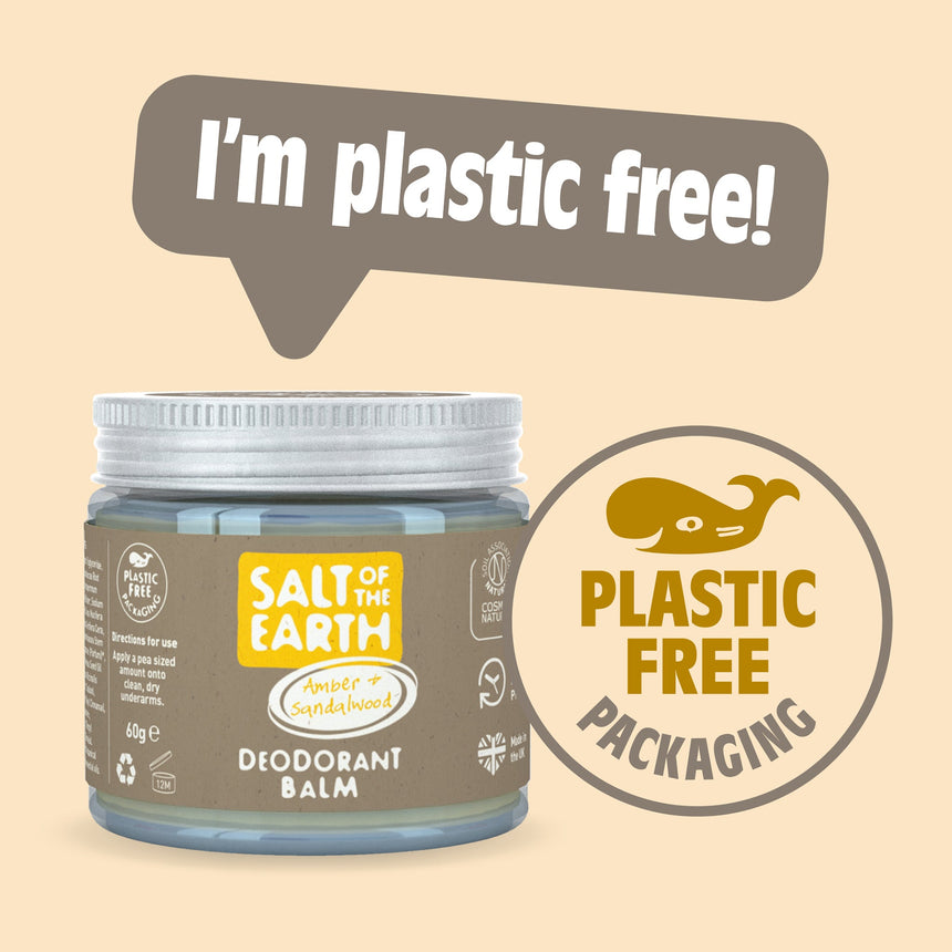 Natural Deodorant Balm | Amber & Sandalwood - mypure.co.uk
