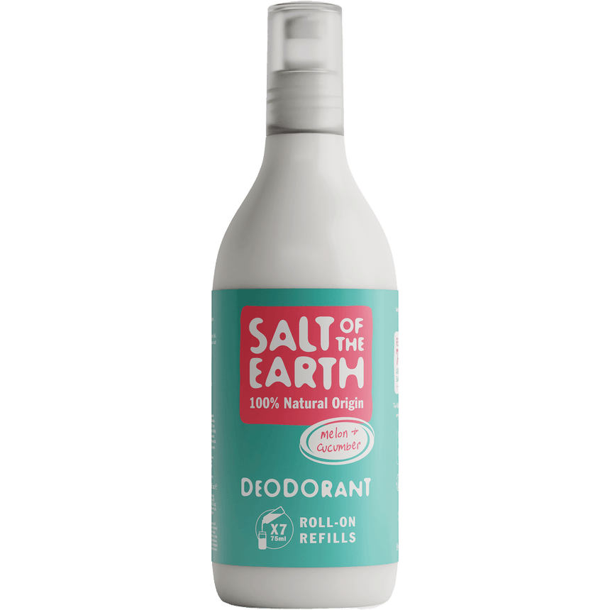 Natural Deodorant Refillable Roll - On | Melon & Cucumber - mypure.co.uk