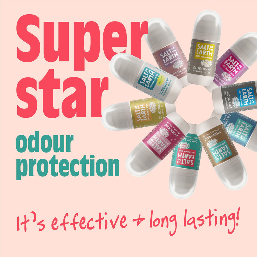 Natural Deodorant Refillable Roll - On | Melon & Cucumber - mypure.co.uk