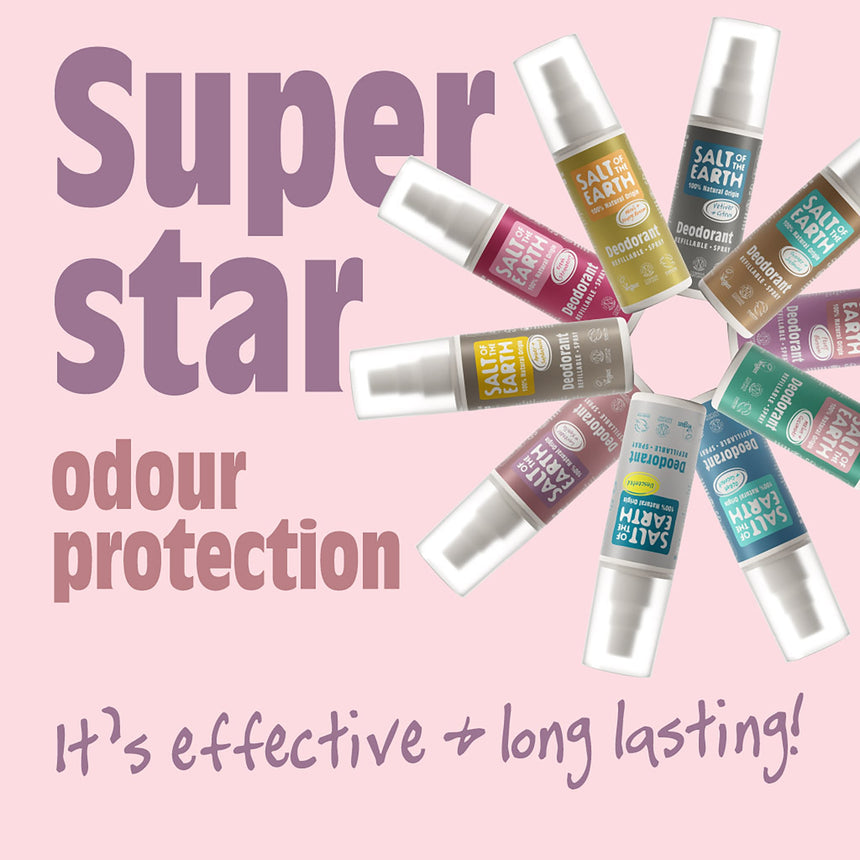 Natural Deodorant Spray | Lavender & Vanilla - mypure.co.uk
