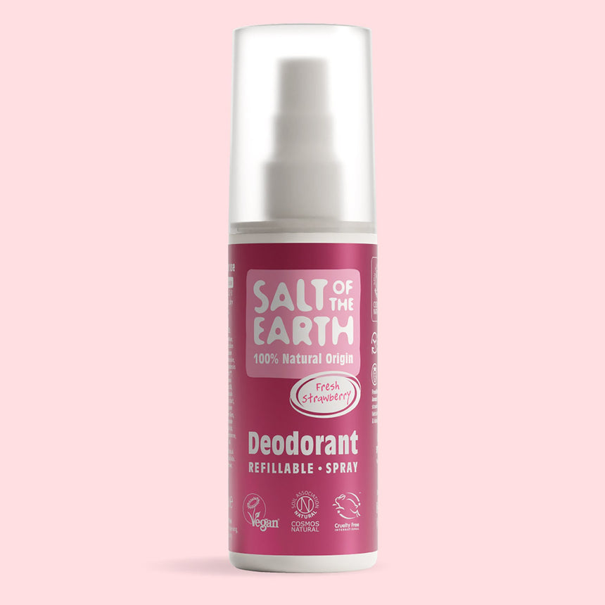 Natural Deodorant Spray | Strawberry - mypure.co.uk