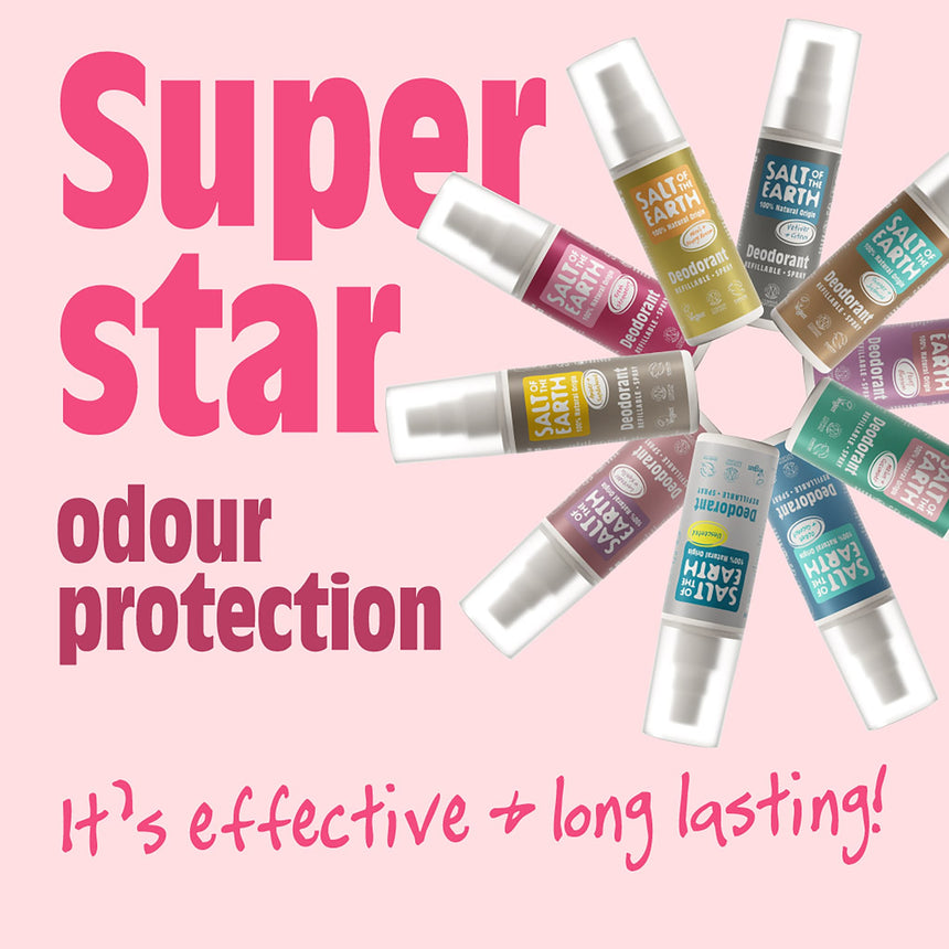 Natural Deodorant Spray | Strawberry - mypure.co.uk