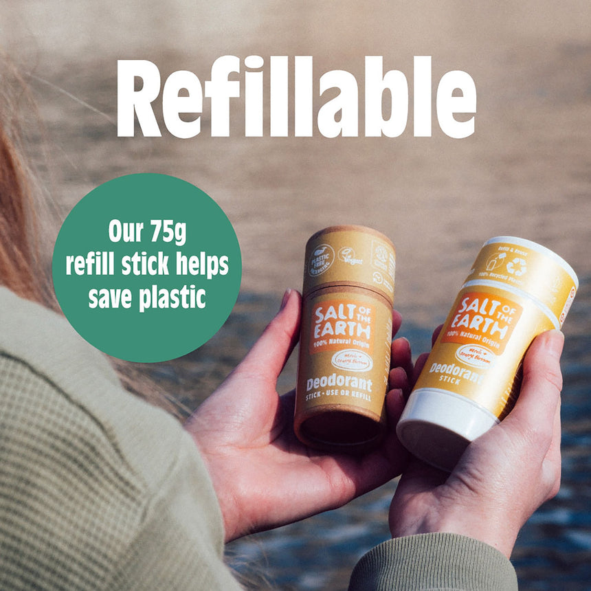 Natural Deodorant Stick | Melon & Cucumber - mypure.co.uk