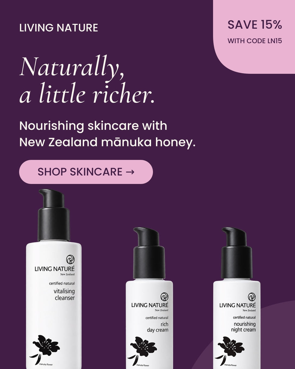 Living Nature 15% off plus GWP