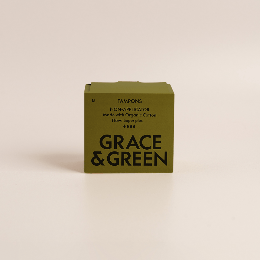 Organic Cotton Non - applicator Tampons | Super Plus - mypure.co.uk