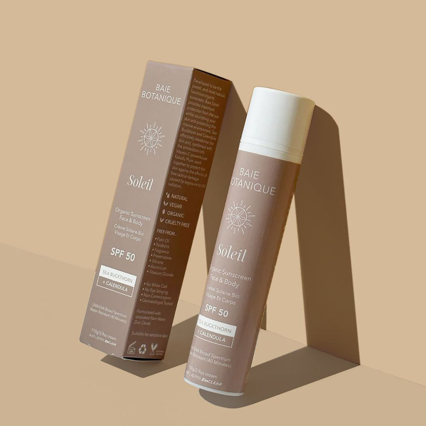 Organic Mineral Face & Body Sunscreen SPF 50 - mypure.co.uk