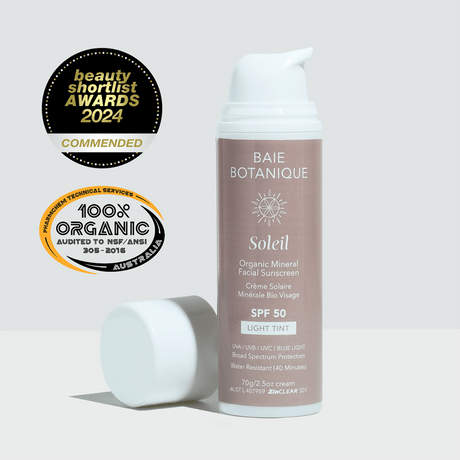 Organic Mineral Facial Sunscreen SPF 50 - mypure.co.uk