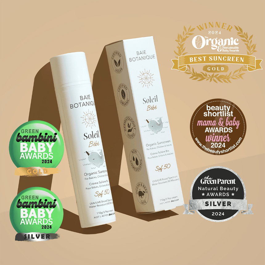 Organic Mineral Sunscreen Baby & Children SPF 50 - mypure.co.uk