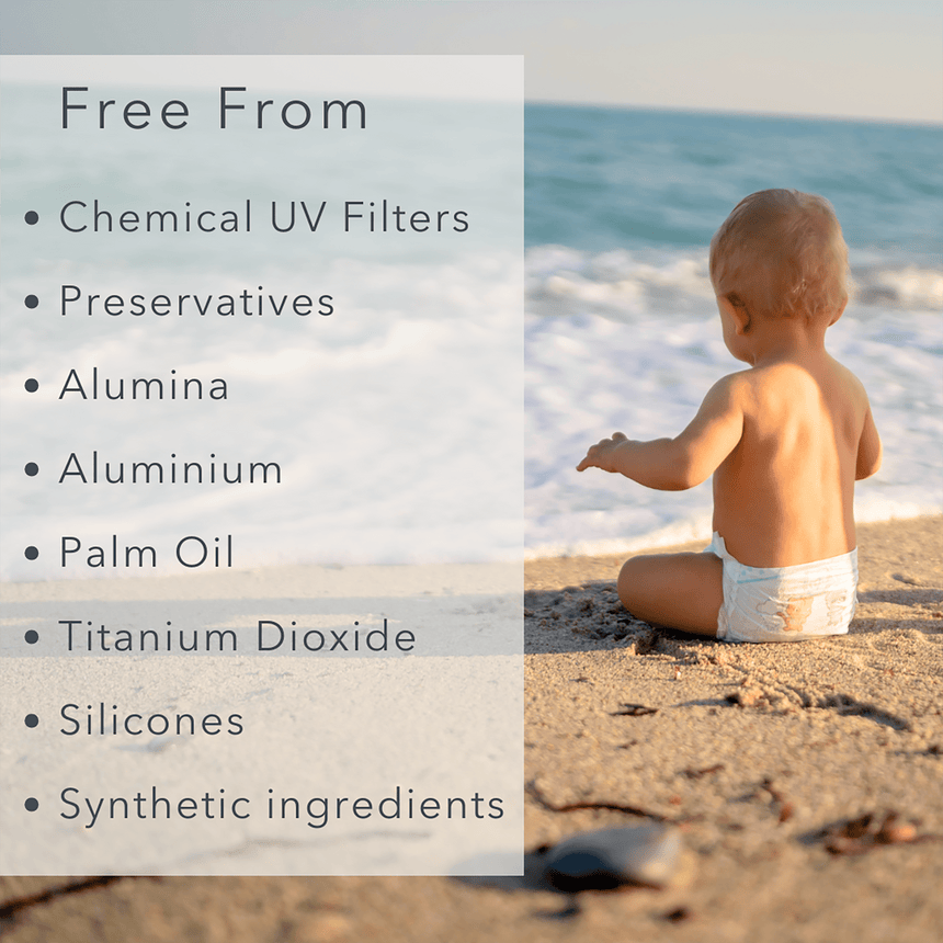 Organic Mineral Sunscreen Baby & Children SPF 50 - mypure.co.uk