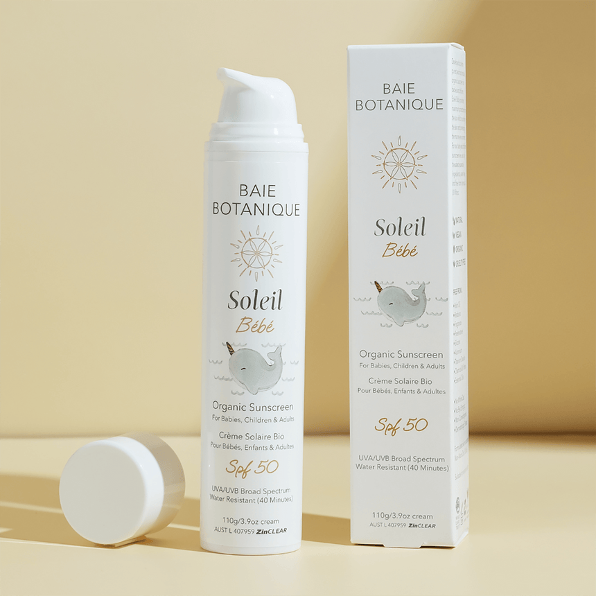 Organic Mineral Sunscreen Baby & Children SPF 50 - mypure.co.uk