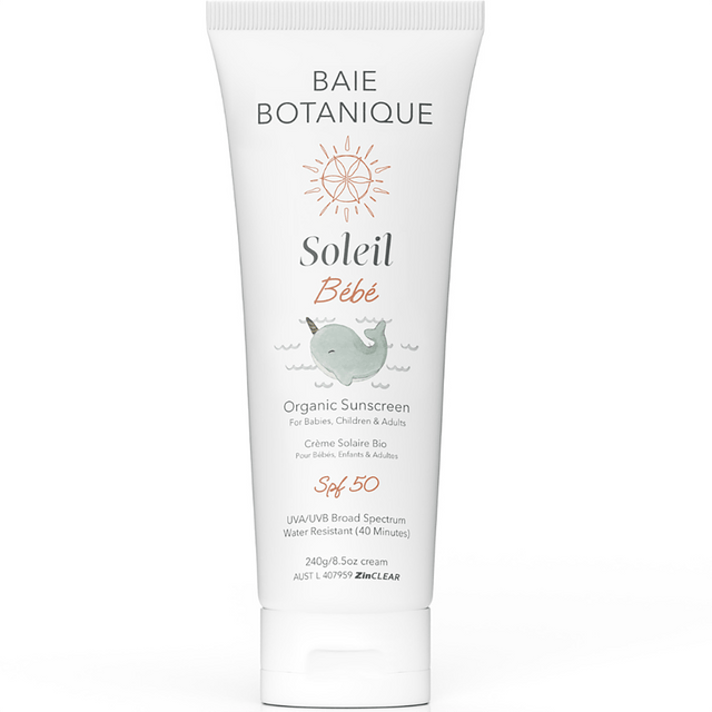 Organic Mineral Sunscreen Baby & Children SPF 50 - mypure.co.uk