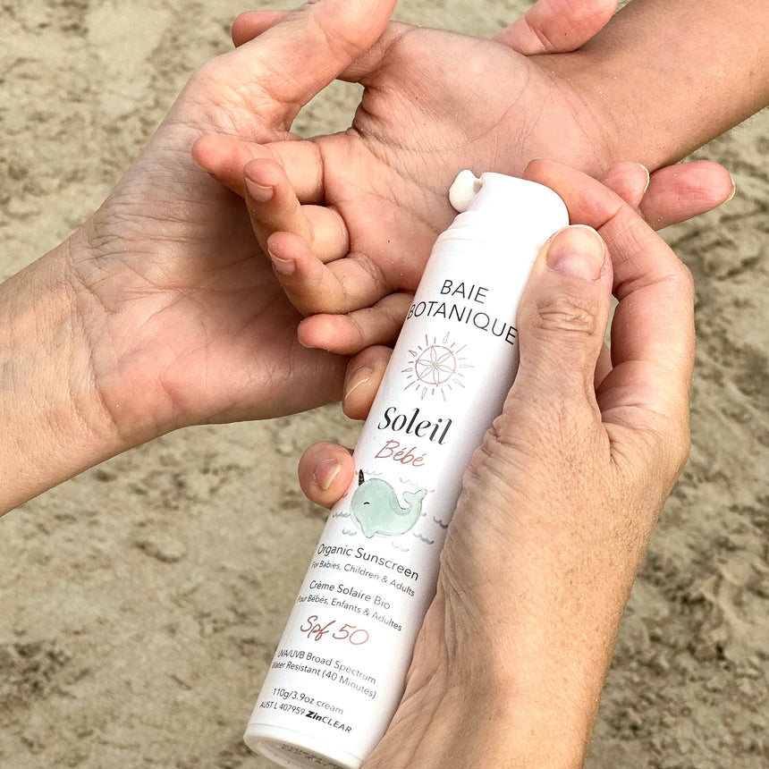 Organic Mineral Sunscreen Baby & Children SPF 50 - mypure.co.uk