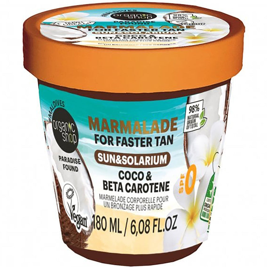 Paradise Found Body Marmalade For Faster Tan in the Sun & Solarium | With Coco & Beta Carotene - mypure.co.uk