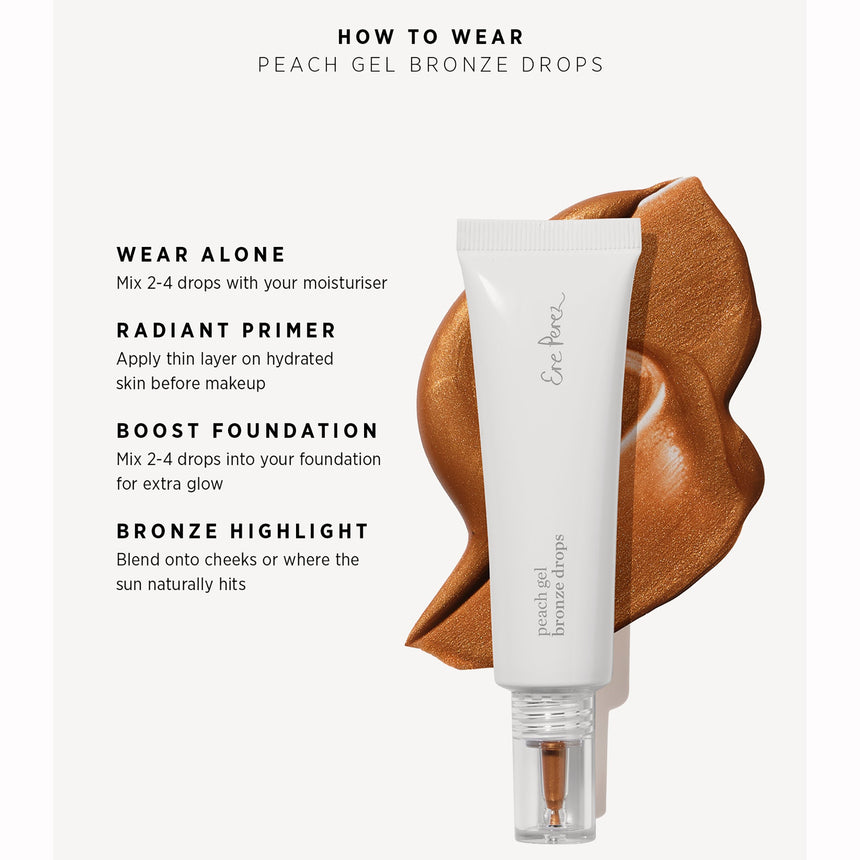 Peach Gel Bronze Drops - mypure.co.uk