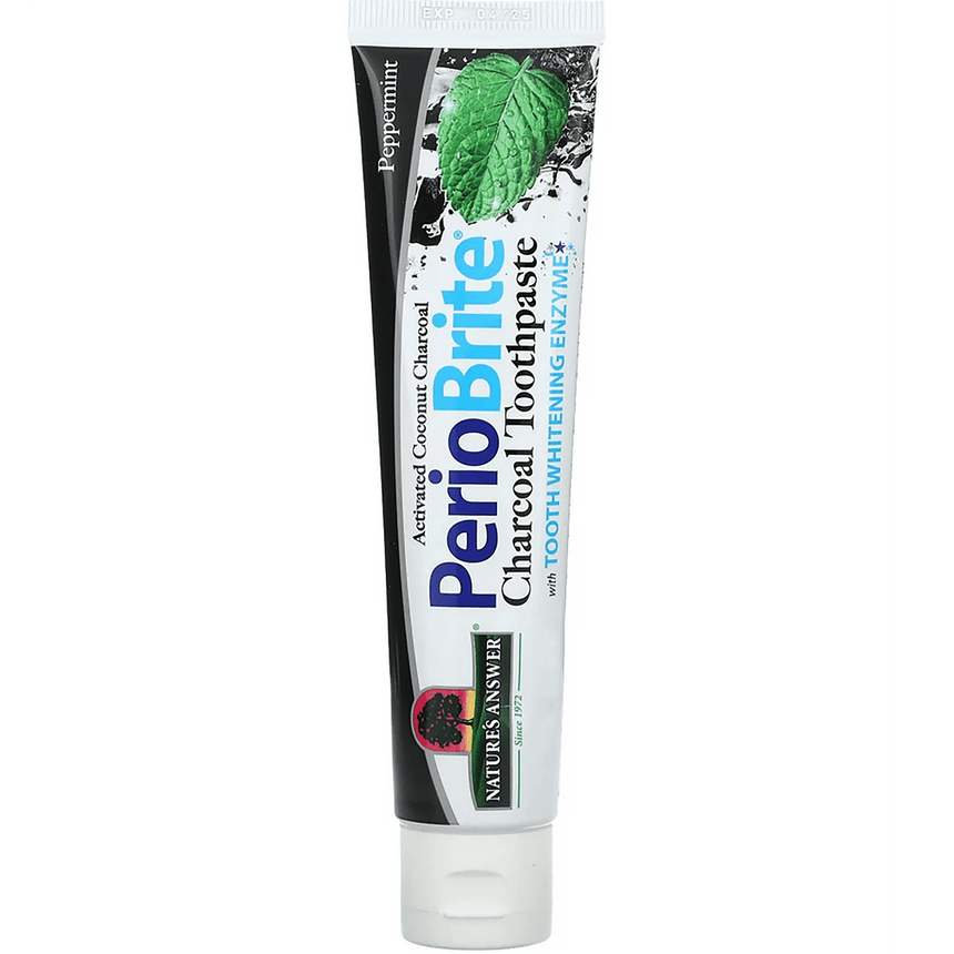 PerioBrite Charcoal & Peppermint Toothpaste - mypure.co.uk