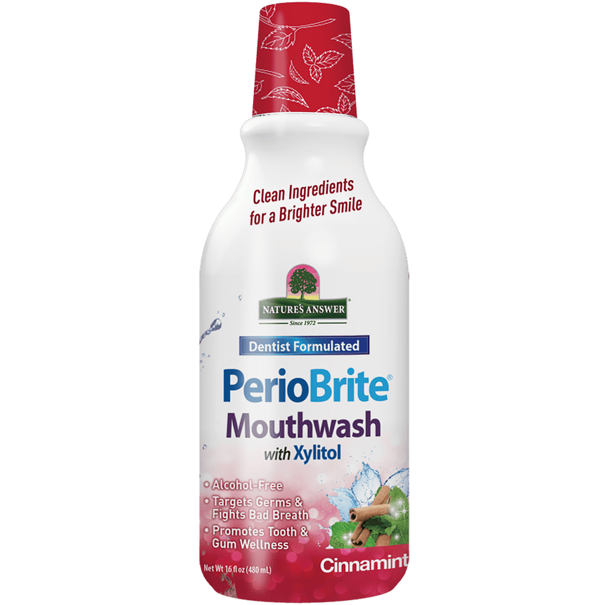 Periobrite Cinnamint Mouthwash - mypure.co.uk