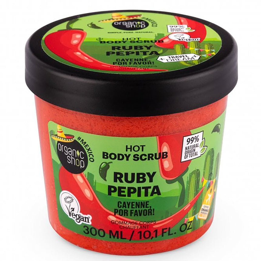 Ruby Pepita Hot Body Scrub | Cayenne, por favor! - mypure.co.uk
