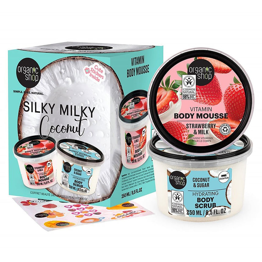 Silky Milky Coconut Beauty Gift Set - mypure.co.uk