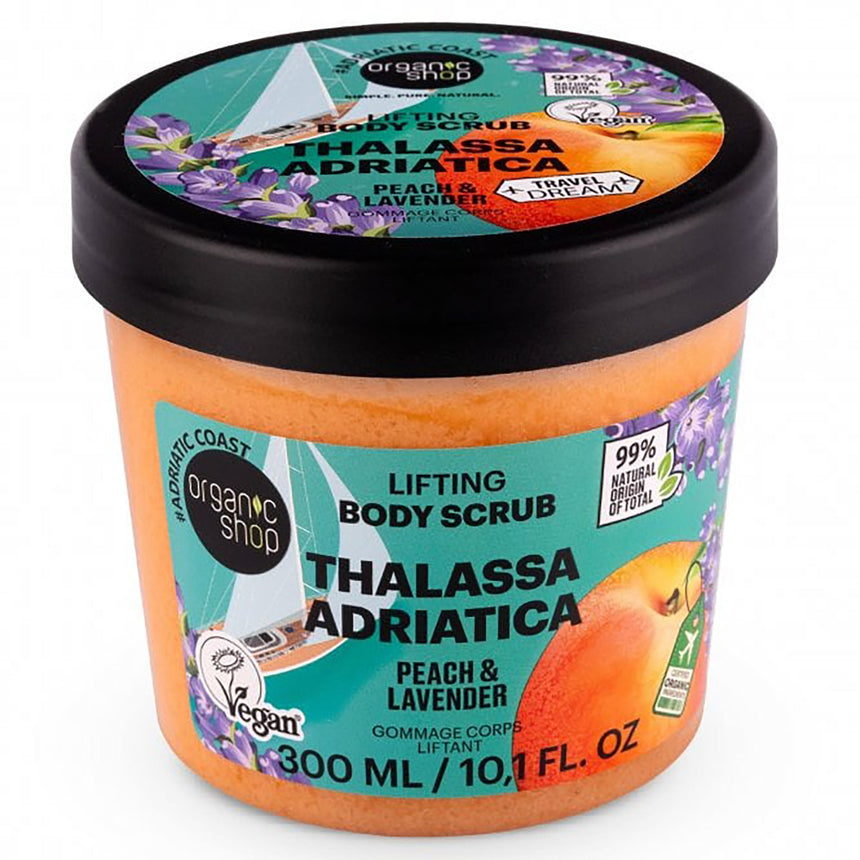 Thalassa Adriatica Lifting Body Scrub | Peach & Lavender - mypure.co.uk
