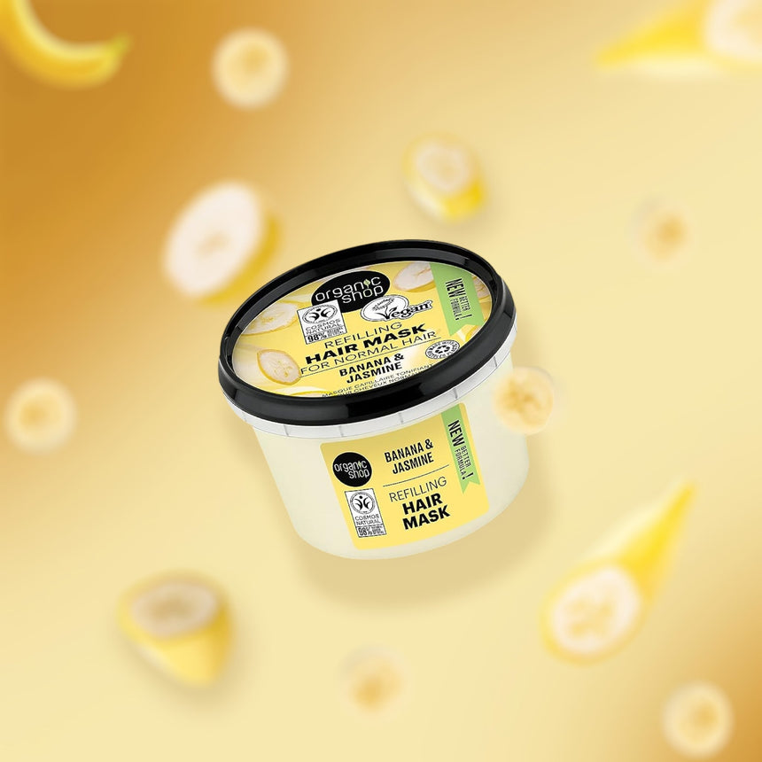 Banana & Jasmine Refilling Hair Mask - mypure.co.uk