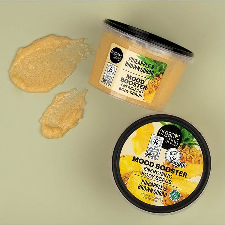 Body Scrub | Mood Booster Pineapple & Brown Sugar - mypure.co.uk