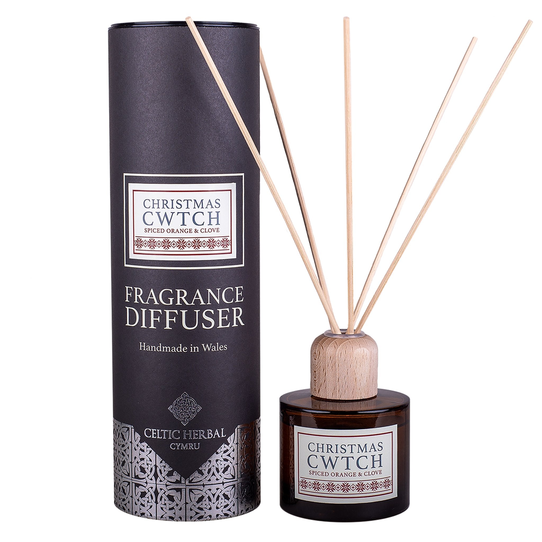 Christmas Cwtch | Reed Diffuser with Spiced Orange & Clove