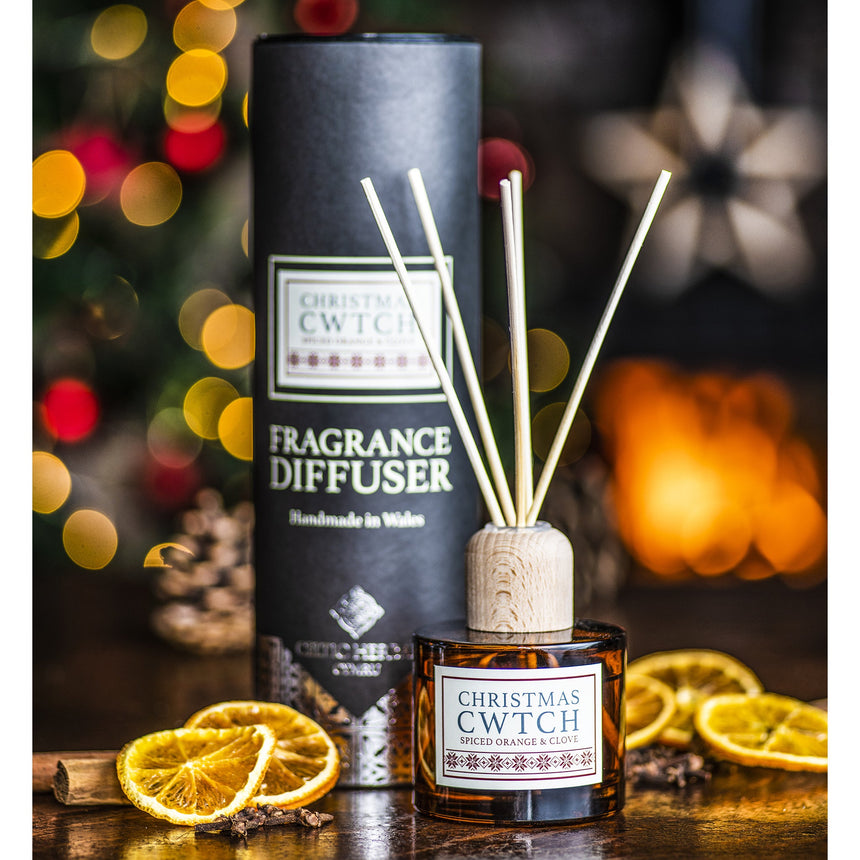 *Christmas Cwtch | Reed Diffuser with Spiced Orange & Clove
