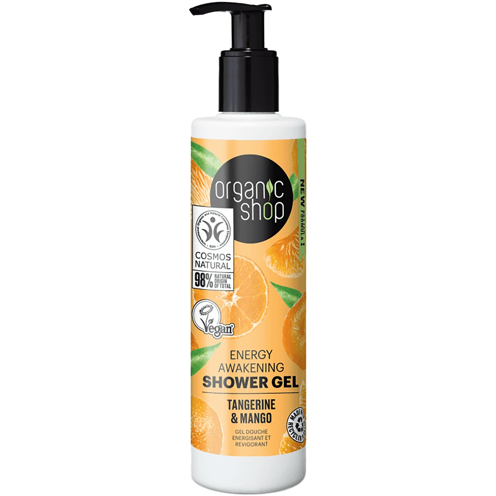 Energy Awakening Shower Gel - Tangerine & Mango - mypure.co.uk