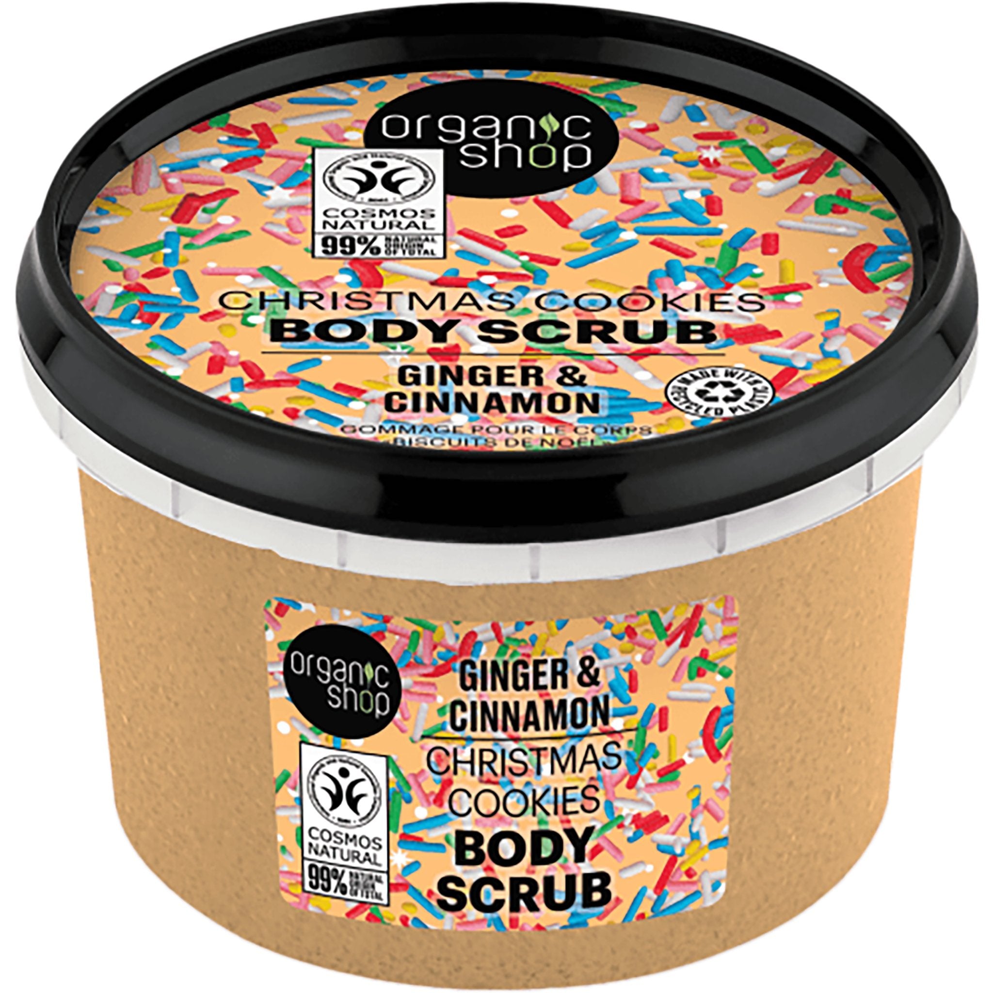 Ginger & Cinnamon Christmas Cookie Body Scrub - mypure.co.uk