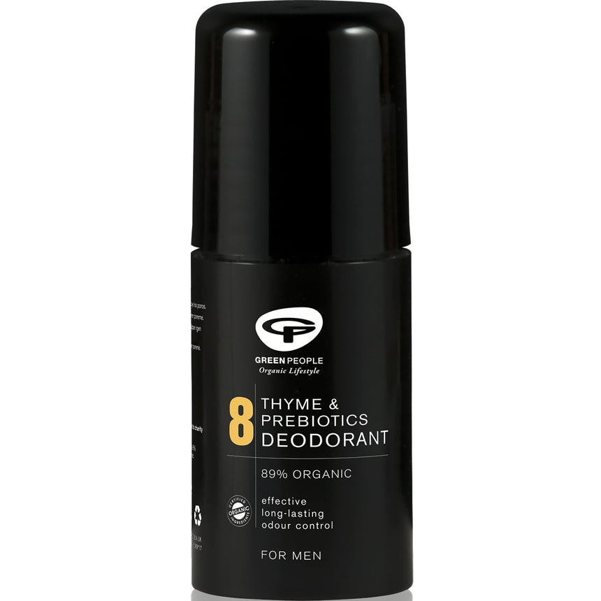 Green People for Men - No. 8 Thyme & Prebiotics Deodorant - mypure.co.uk