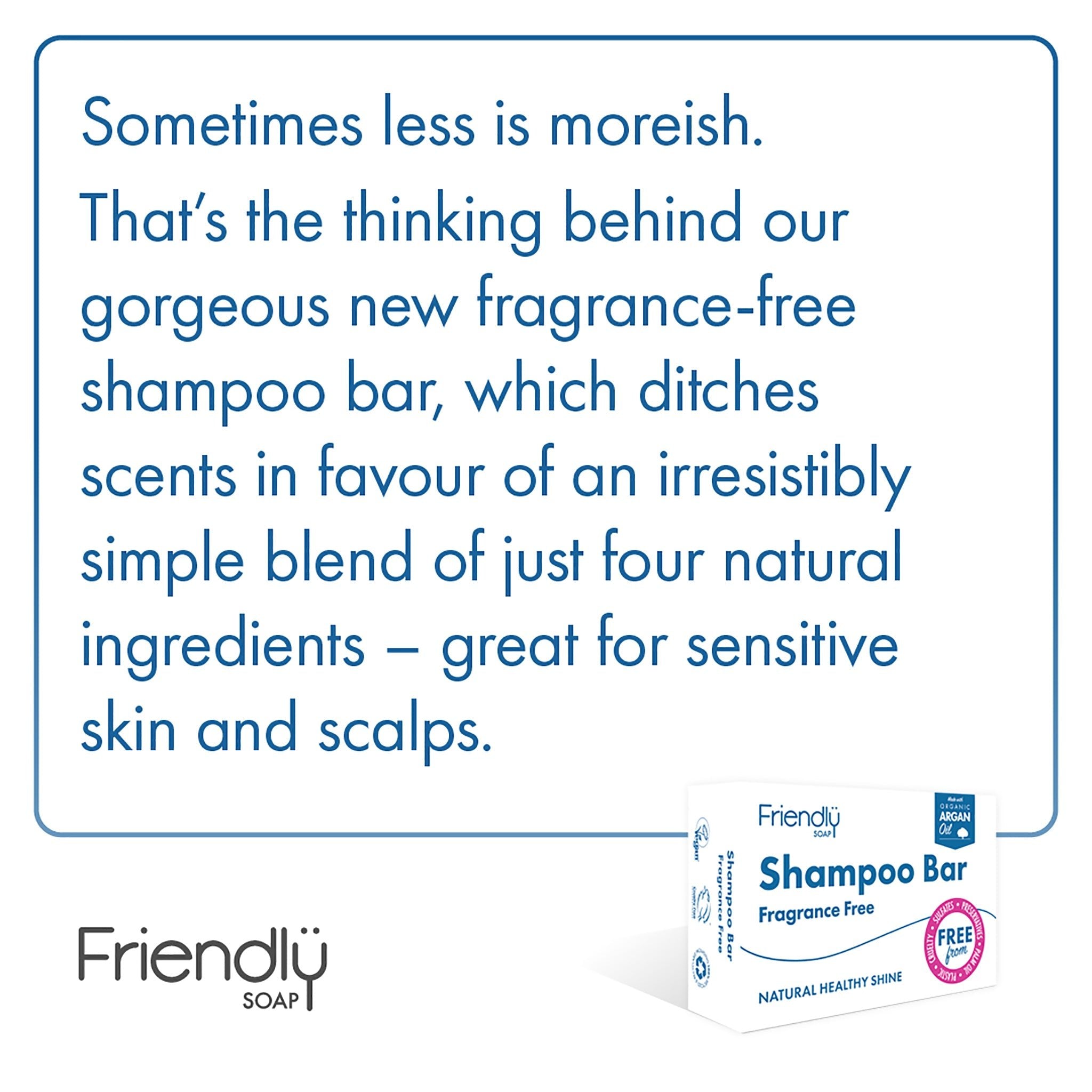 Healthy Shine Shampoo Bar - Fragrance Free - mypure.co.uk