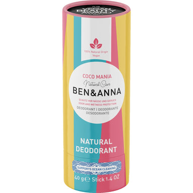Natural Soda Deodorant - Coco Mania (Paper Tube) - mypure.co.uk