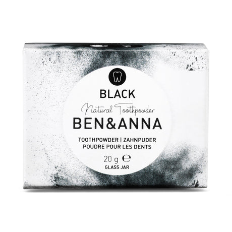 Natural Toothpaste Powder - Black (Whitening) - mypure.co.uk
