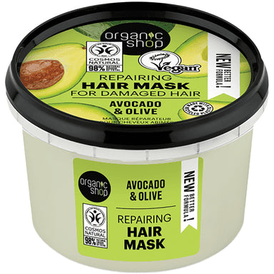 NEW Avocado & Olive Repairing Hair Mask - mypure.co.uk