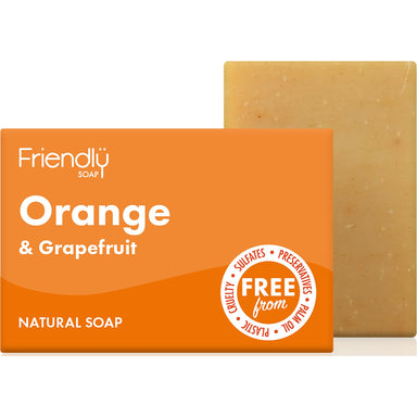 Orange & Grapefruit Soap Bar - mypure.co.uk