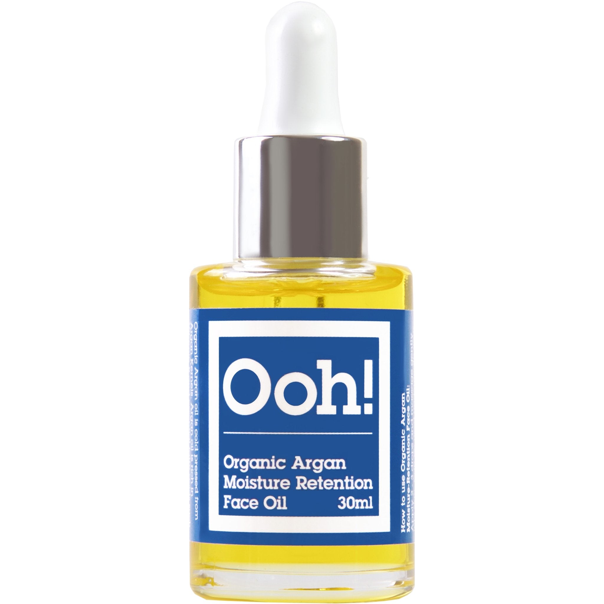 Organic Argan Moisture Retention Face Oil - mypure.co.uk