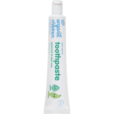Organic Children Toothpaste - Spearmint & Aloe Vera - mypure.co.uk