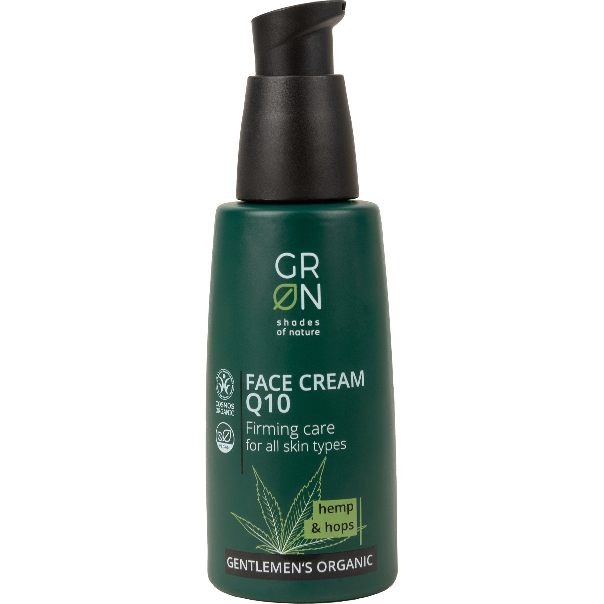 Q10 Firming Face Cream with Hemp & Hops for Men - mypure.co.uk